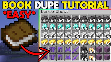 How to DUPLICATE in Minecraft 1.16 - 1.16.5 | Minecraft Server Duplication Glitch Tutorial Book Dupe