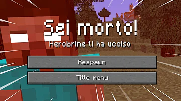 Quando è stato rimosso Herobrine?