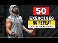 30 MIN FULL BODY DUMBBELL WORKOUT | No Repeat | 50 Exercise Combinations