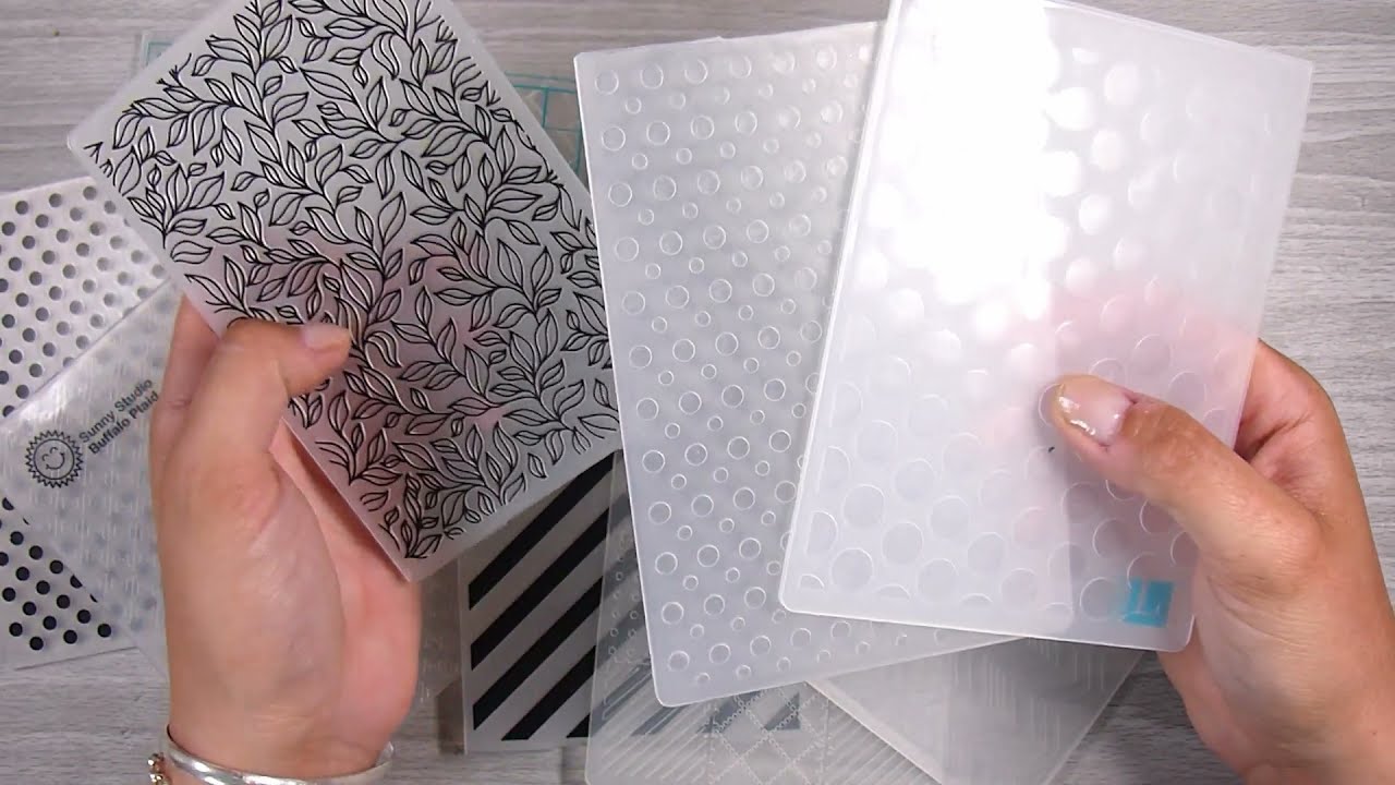 Double Embossing: Another Way to Use Embossing Folders! - Nina