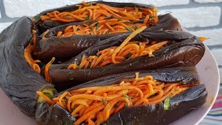 Вкуснотище Из Баклажанов По Корейски Баклажон Морковча Билан 