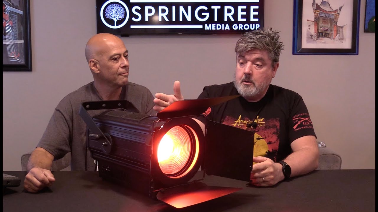300Watt RGBAL LED Fresnel | Full Color Spartan - Springtree Media
