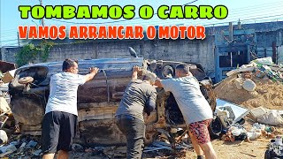 COMPRANDO PEÇAS DE CARRO NO FERRO VELHO POR QUILO / GARIMPO DE PEÇAS NOVO PROJETO