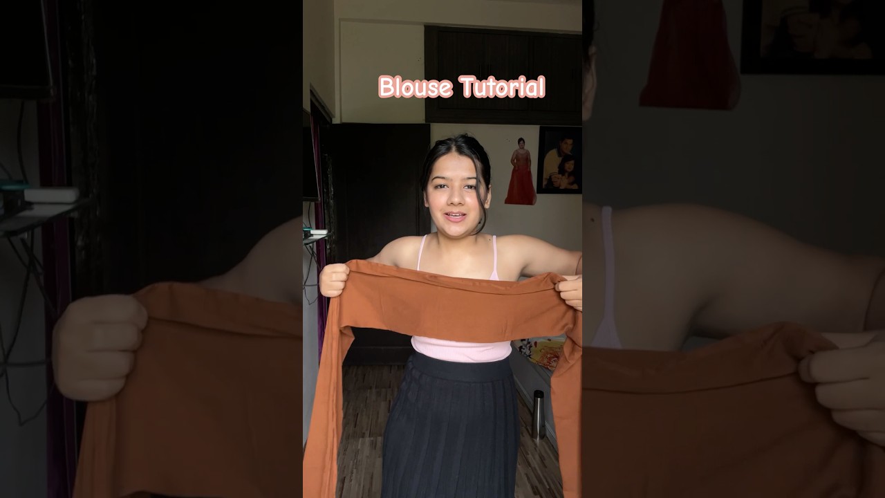 DIY blouse #diy #blouse #dupatta #fashionideas #fashionhacks #explore #youtubeshorts #riya14