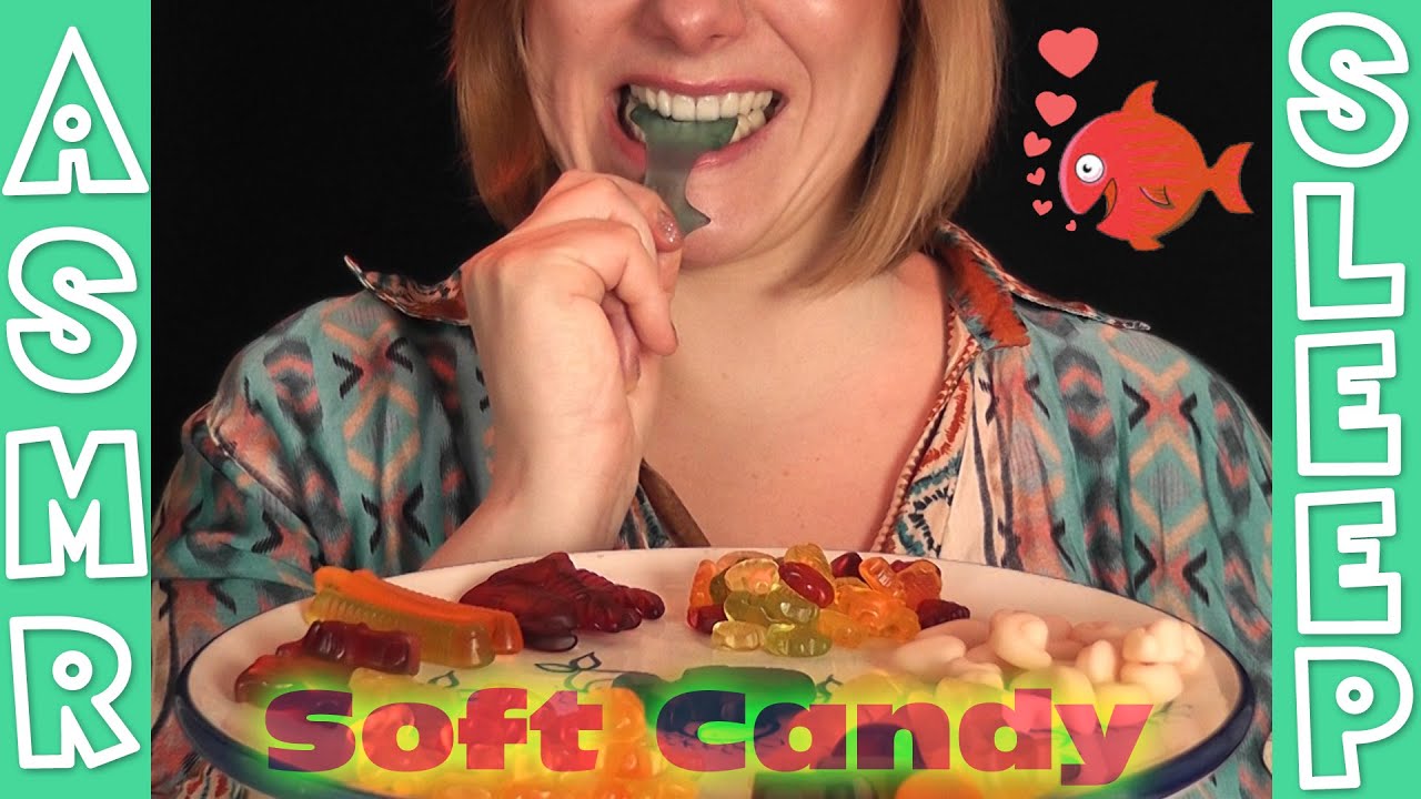 More MIND-BLOWING Soft Candy Eating Sounds! Relaxing ASMR /w chewing & breathing & talking