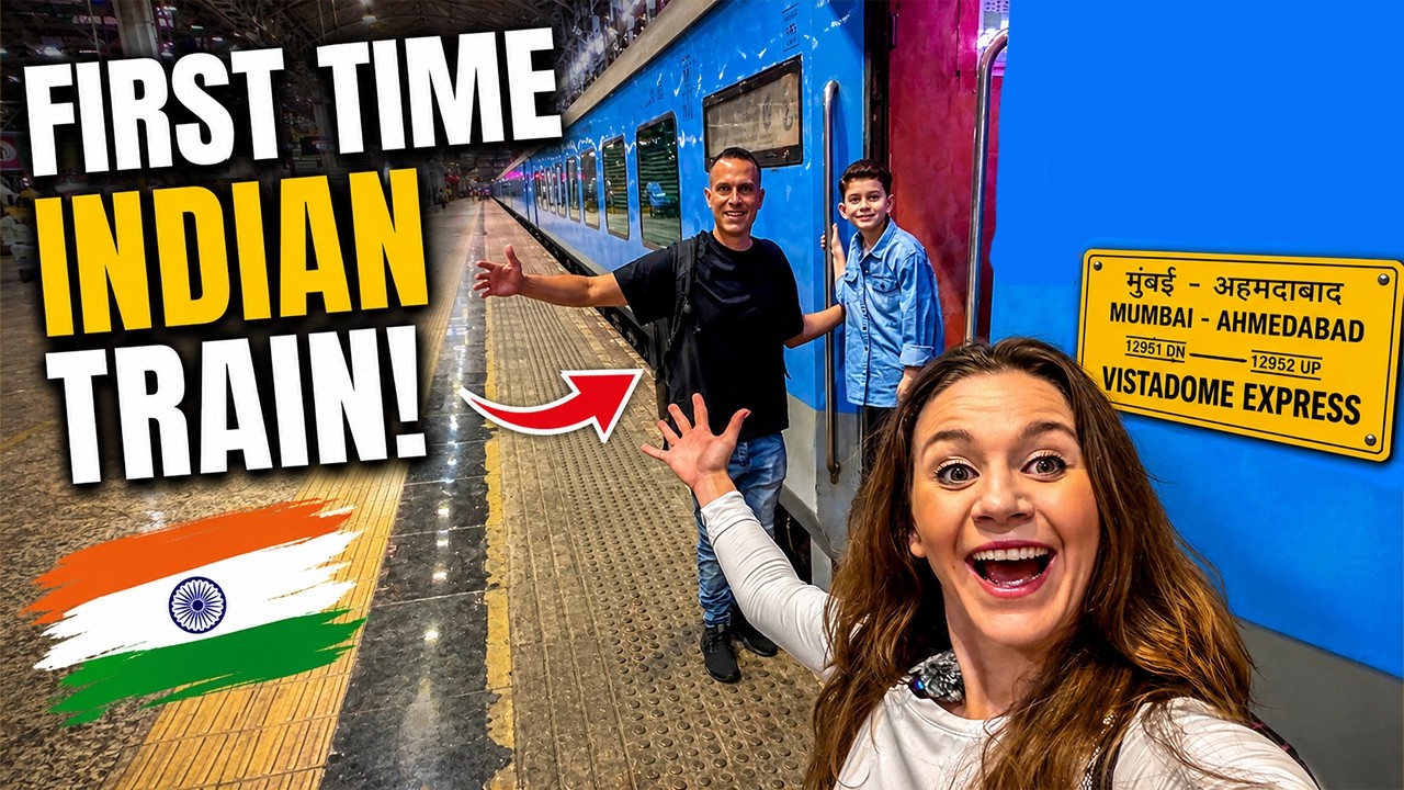 Foreigners ride an INDIAN TRAIN | It was NOTHING like we expected..