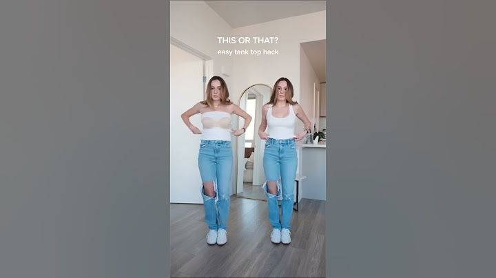 ✨EASY HACK✨ to crop your tank tops WITHOUT cutting it! 🙅🏼‍♀️👀 #shorts