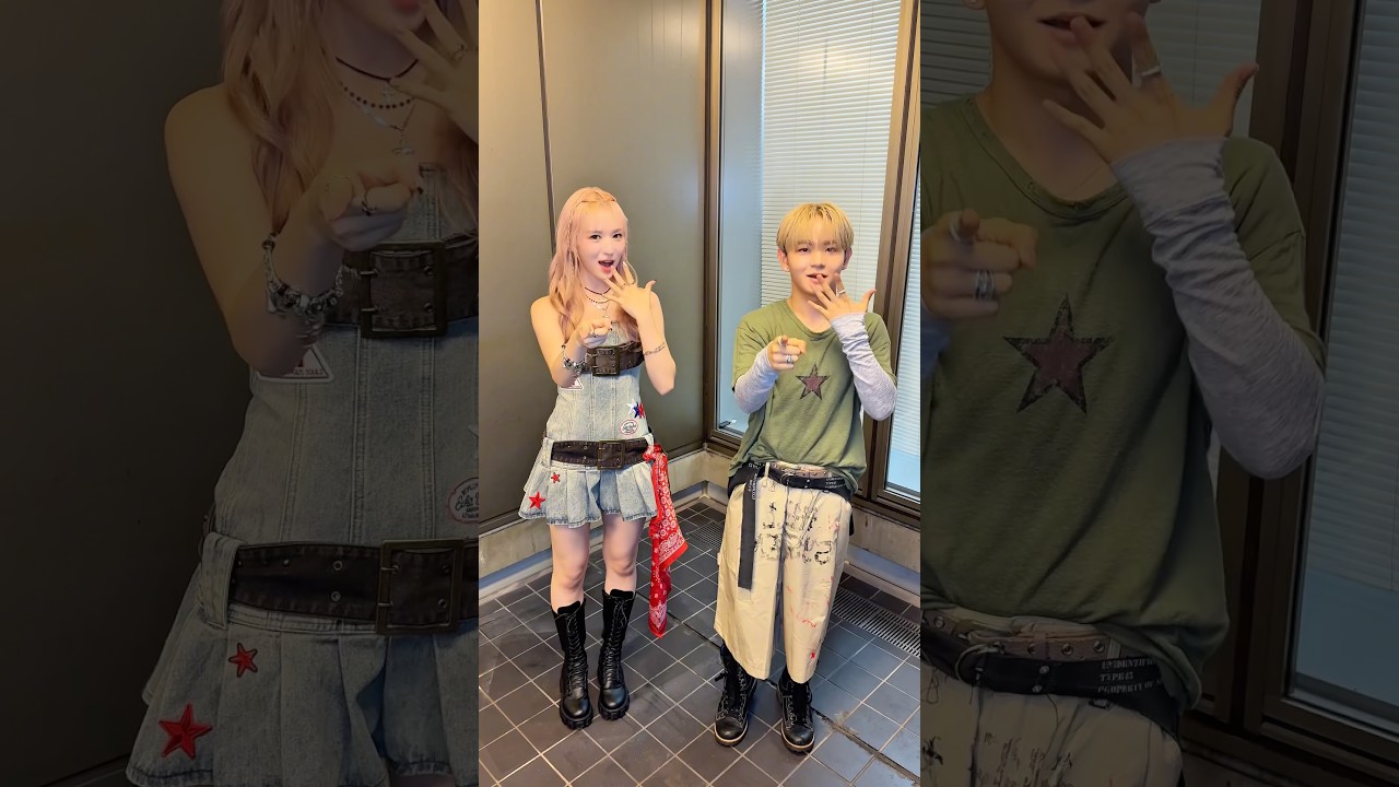 📱: ⊹˚₊ #SUZU 𖧧 #全肯定ダンス 𖧧 ˒˒ with #TAIKI さん ( #STARGLOW ) ⚘⚘ #ME_I_花咲く道 ⚘⚘ #CDTVライブライブ #ME_I #shorts