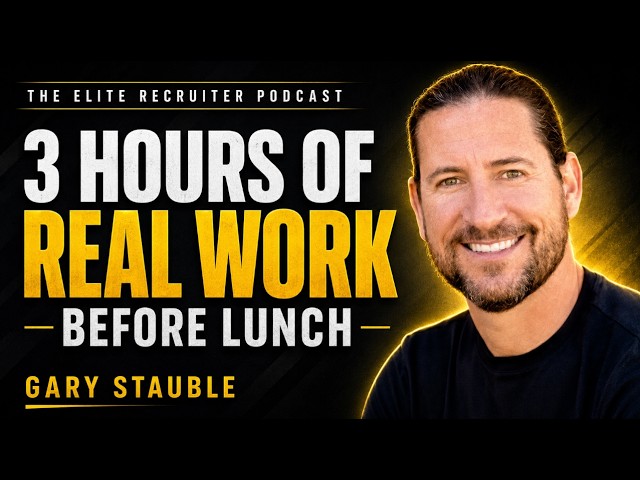 How To Get 3 Hours Of Real Work Done Before Lunch | Gary Stauble