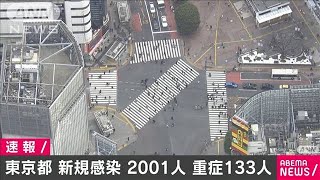 新型コロナ　東京の新規感染2001人　重症は133人(2021年1月15日)
