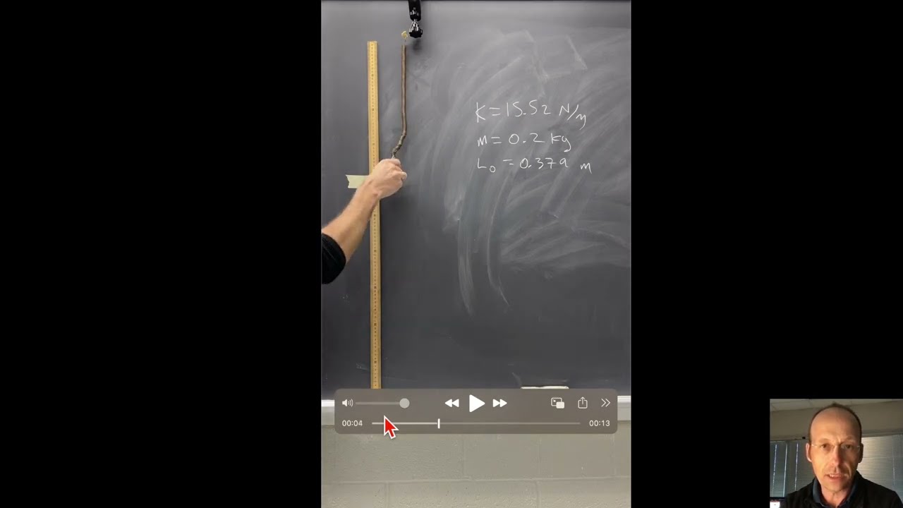 Bungee Jump Physics: How far will the mass travel before stopping?