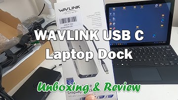 WAVLINK USB C Triple Display Dock Unboxing & Review
