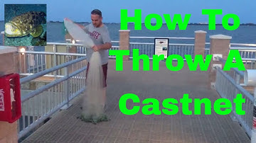 Throw a cast net "EASY" DRY no mouth!! for fishing
