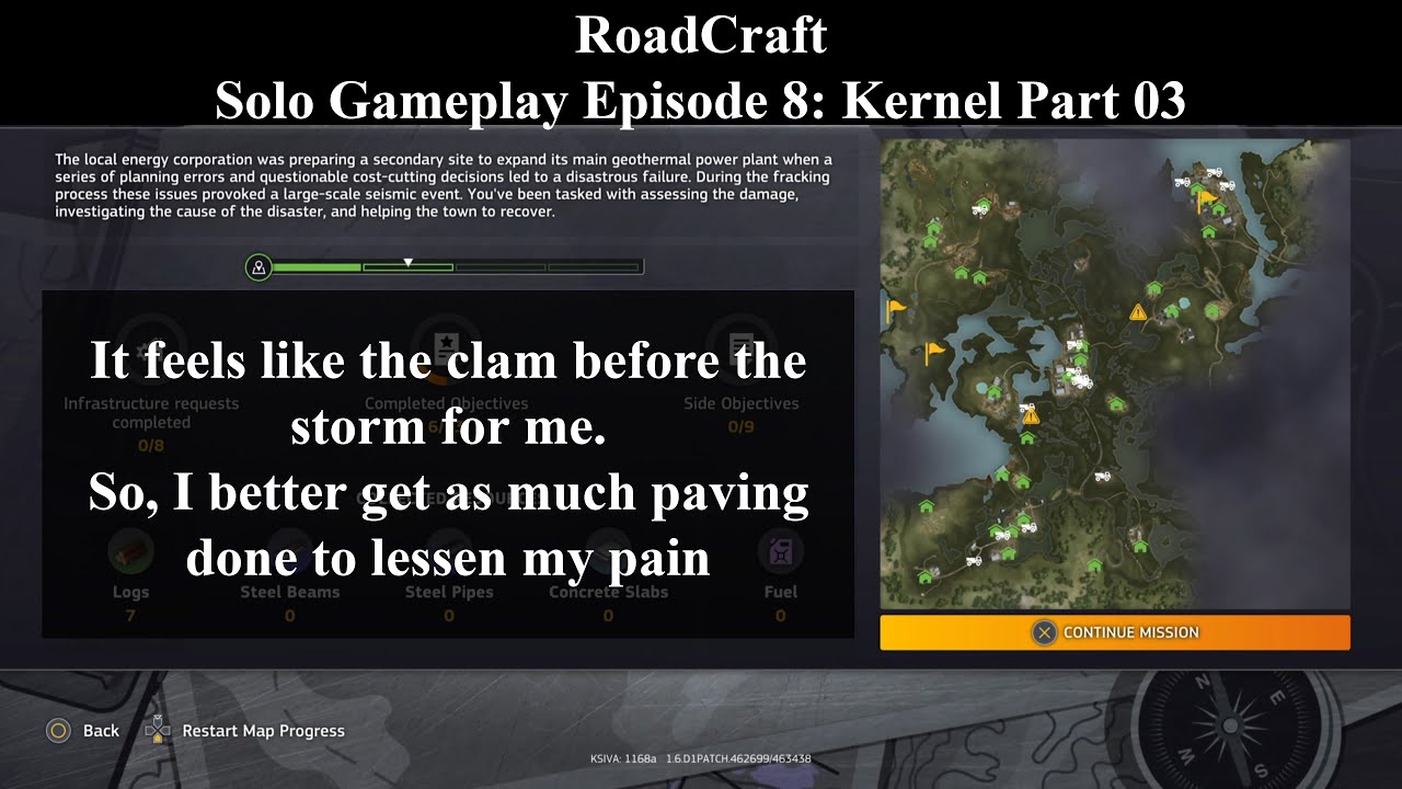 RoadCraft Solo Gameplay Episode 8: Kernel Part 03