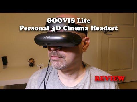 Goovis Lite Personal 3D Cinema Headset REVIEW - YouTube