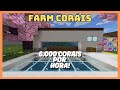 Melhor Farm de Corais do Minecraft Bedrock 1.21