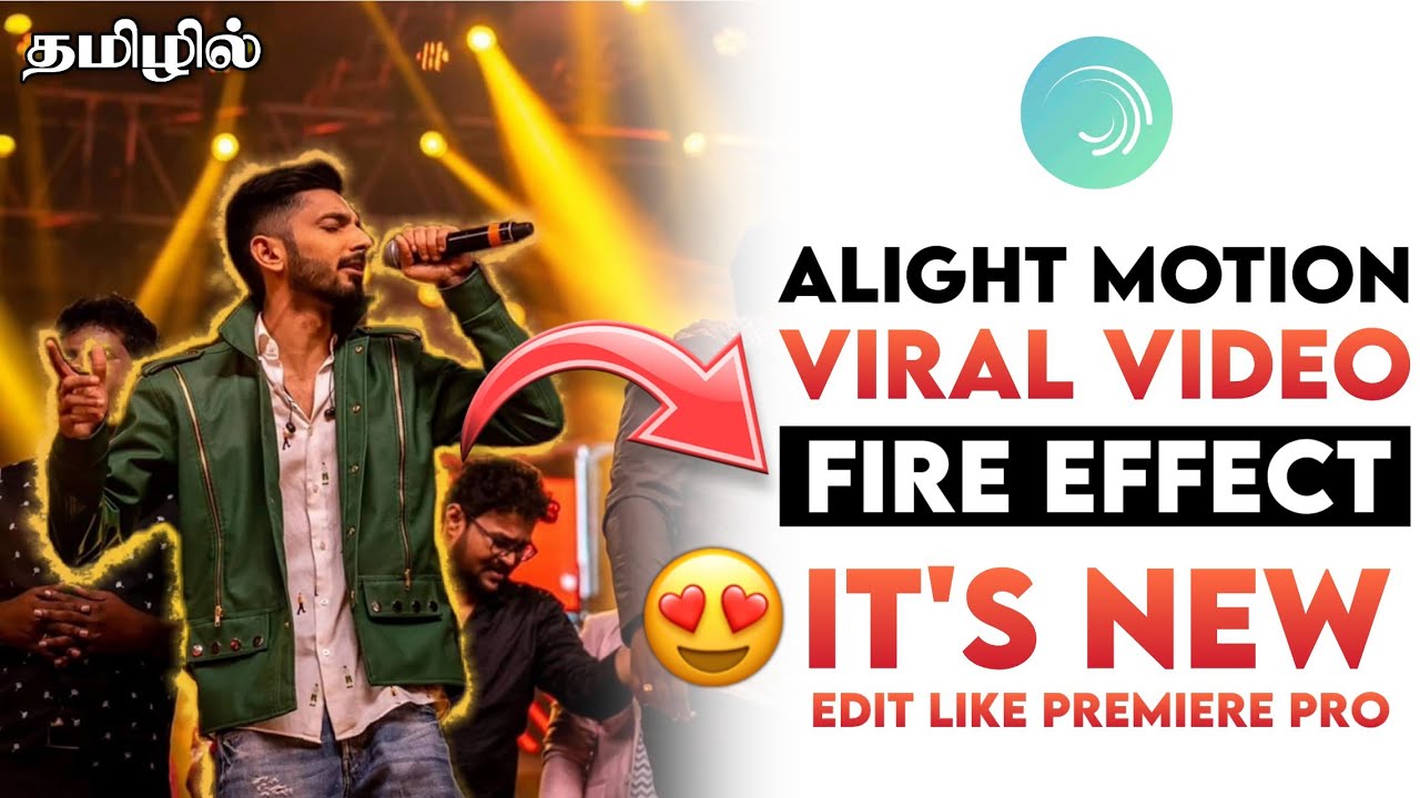 New Trending Effect In Alight Motion 🔥Fire Effect Alight Motion In