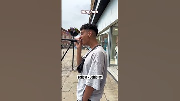 Thumbnail of Yellow - Coldplay cover 🎵 #shorts #singer #coldplay #busking