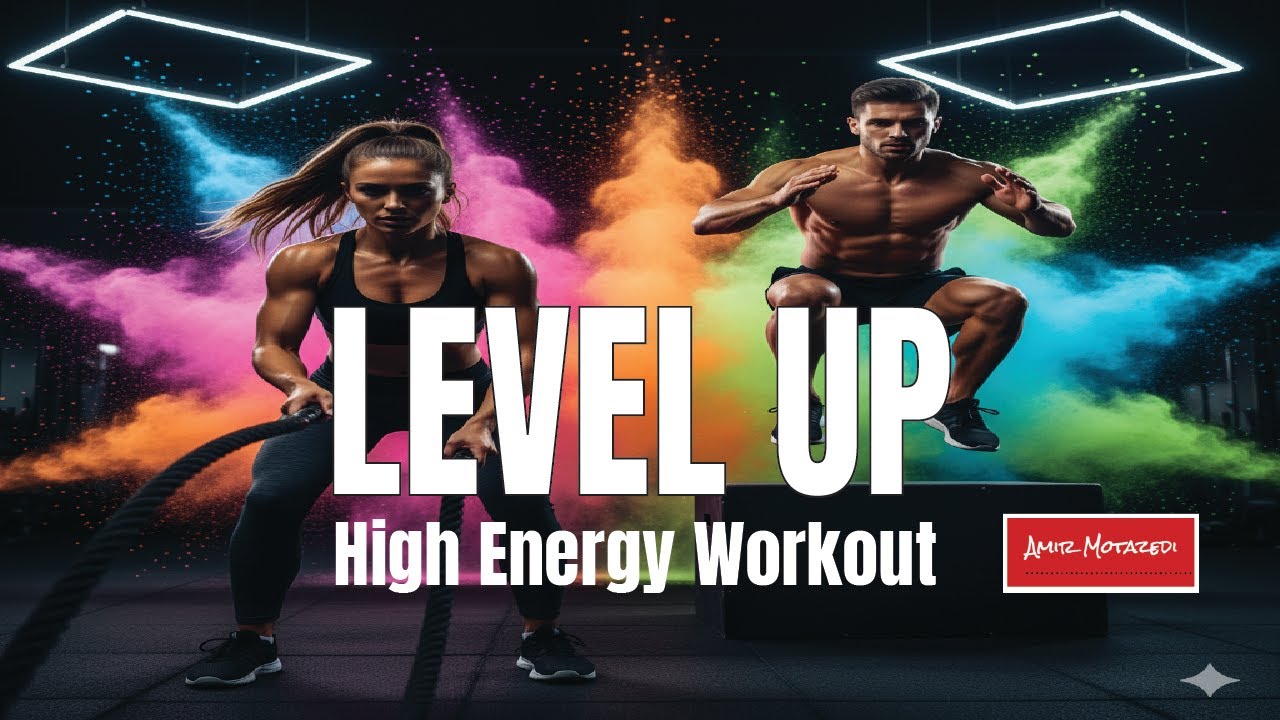 LEVEL UP High Energy Workout - 16 Minutes of Motivational GYM Song -129 BPM