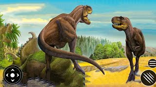Wild Dinosaur Simulator 3D - Jungle Dinosaur VS Dino Fight Game - Android GamePlay screenshot 4