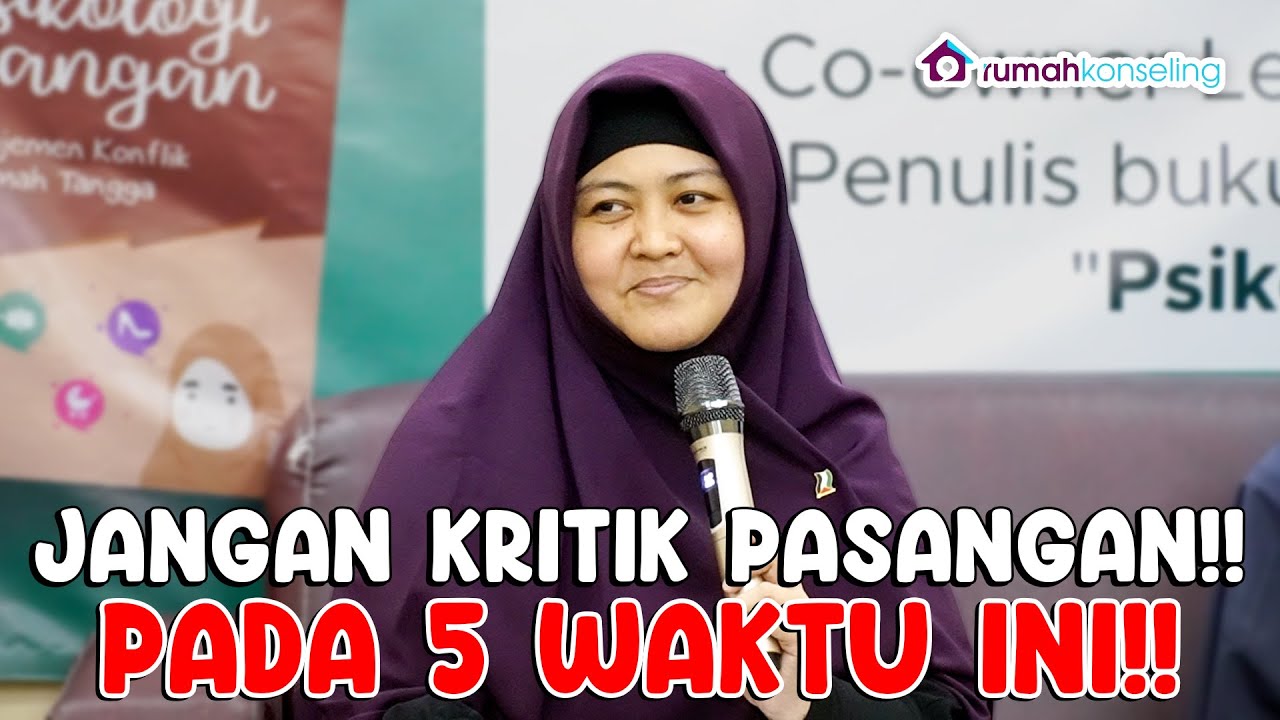 5 Waktu dilarang kritik pasangan!!
