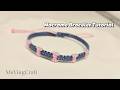 Cute Bow Knot Bracelet 26011🎀 Easy Macrame Tutorial