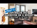 Before and After: Living Room Makeover on a Budget // Southwestern Inspired Bachelor Pad