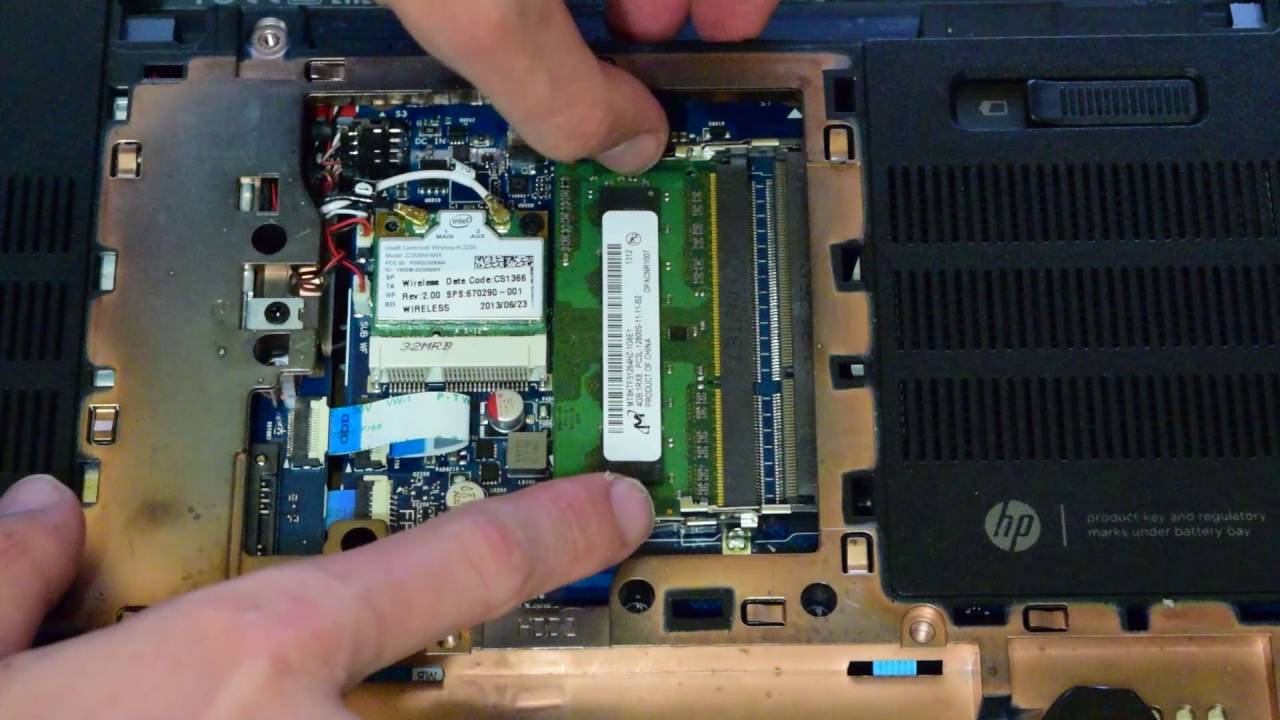 Hp envy 17 ram and ssd upgrade - YouTube