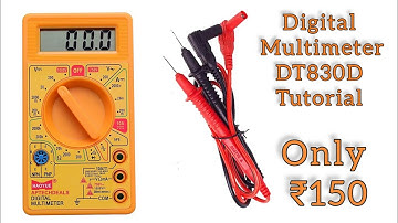 Digital Multimeter DT830D Tutorial | How to use a digital Multimeter in hindi | #viral #electronic
