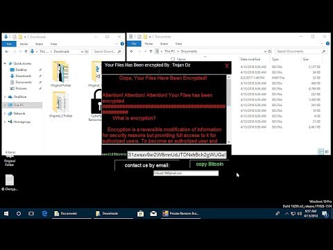AppCheck Anti-Ransomware : CyberSplitter Ransomware (.{Original Extension} .Isis) Block Video