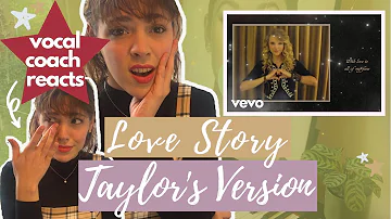 Vocal Coach & Swiftie Reacts to LOVE STORY - Taylor's Version *i cried*