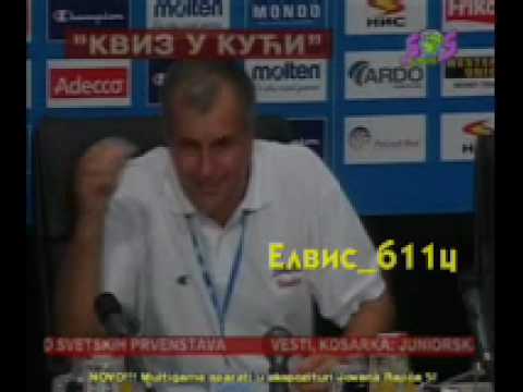 Zeljko Obradovic - Konferencija za stampu 2005.