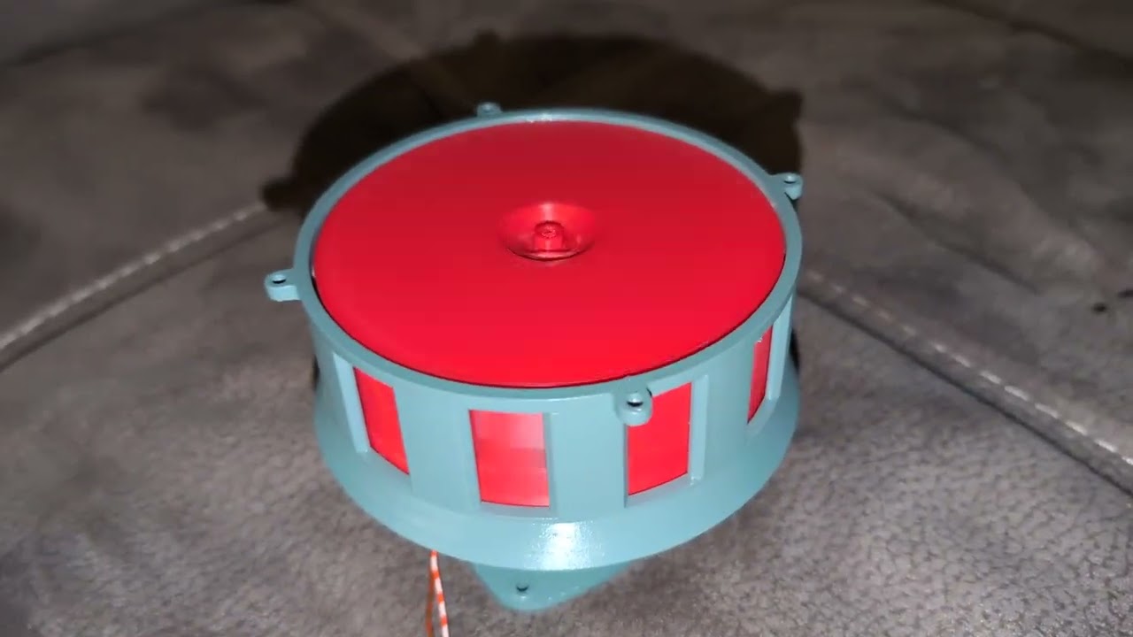 Miniatur S4A Sirene Tiefton Hochton 1:4 Modell 3-Druck