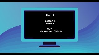 Classes and Objects