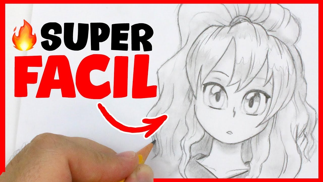 COMO DIBUJAR UNA CARA ANIME 🔥Super Fácil 🔥A LÁPIZ y PASO A PASO - thptnganamst.edu.vn