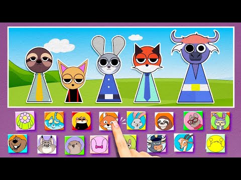 Let's Press Zootopia Button In Sprunki 🤩 *WOW! The BEST Gamebook I've Ever Played*