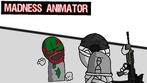 (dc2/madness combat) Sanford vs Zombie | frame by frame test | with no sounds