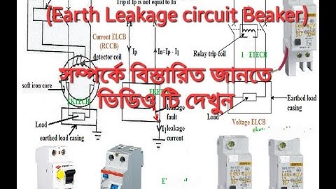 what is ELCB (Earth Leakage Circuit Breaker), ZCT, RCCB & how it works | Engineering facts BD