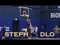 [HD] STEPH CURRY cheers on D’ANGELO RUSSELL then dunks better than DLo + kickball (video corrected)