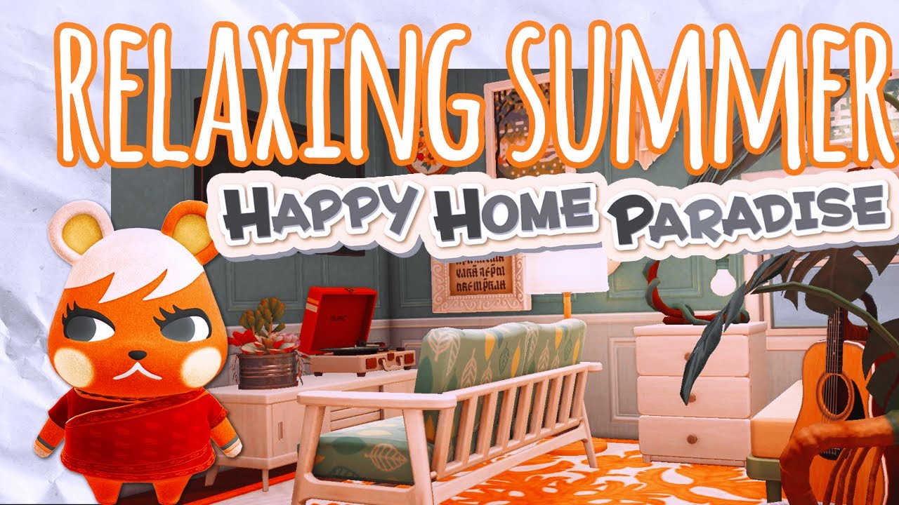 relaxing summer getaway | ACNH HHP