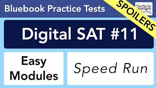 Speedrunning Digital SAT #11 Easy Modules