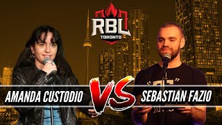 Roast Battle Toronto - Amanda Custodio vs Sebastian Fazio