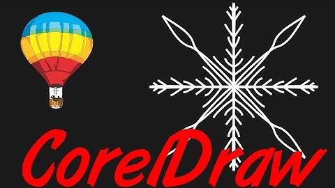 Corel Draw Tips & Tricks Symmetry Tool to make a Snowflake