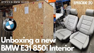 My Completely Refurbished BMW E31 850i Interior Has Arrived!