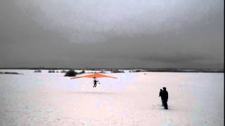 Hang Gliding. First steps. Подлеты 14-02-15 Good Try 2