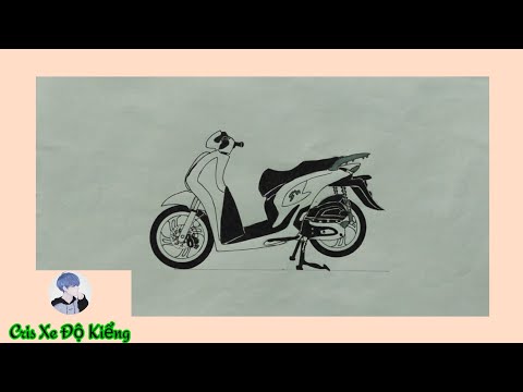 Video Vẽ xe độ|| vẽ SH 150i || Cris Xe Độ Kiểng - youtube