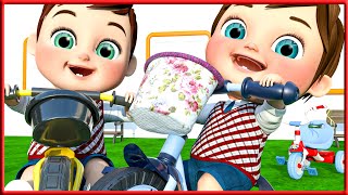 You Can Ride a Bike | Bath Song, Beach Song | Nursery Rhymes | Kids Songs | BabyBus | Banana Cartoon