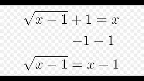 MAT102 6.6 Solving Radical Equations [Intro]