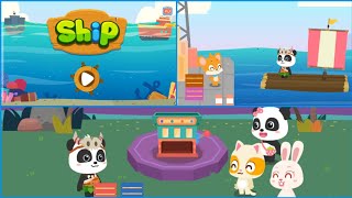 Baby Panda's Ship - Choose a Craft Ship and Go on an Adventure - Baby Bus Gameplay - Kids Mania screenshot 5