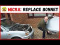 Nissan Micra K11: How To Replace Bonnet (Remove Bonnet / Hood)